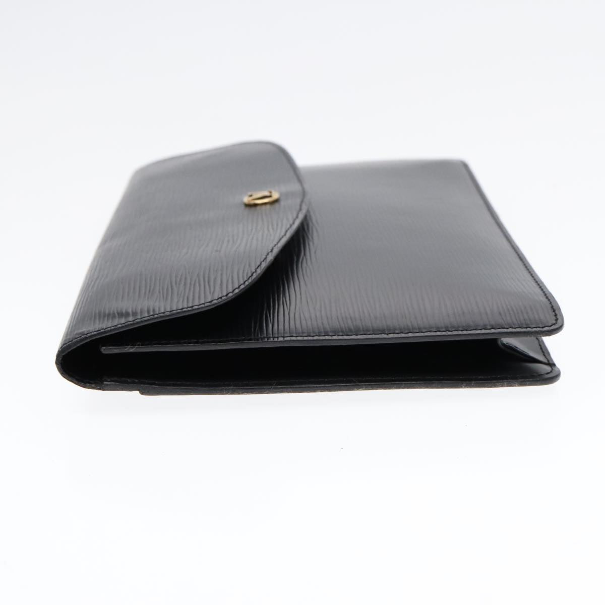 LOUIS VUITTON Epi Montaigne 27 Clutch Bag Black M52652 LV Auth 89262 - 0