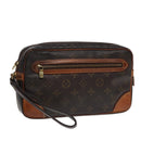 LOUIS VUITTON Monogram Marly Dragonne GM Clutch Bag M51825 LV Auth 89292-1