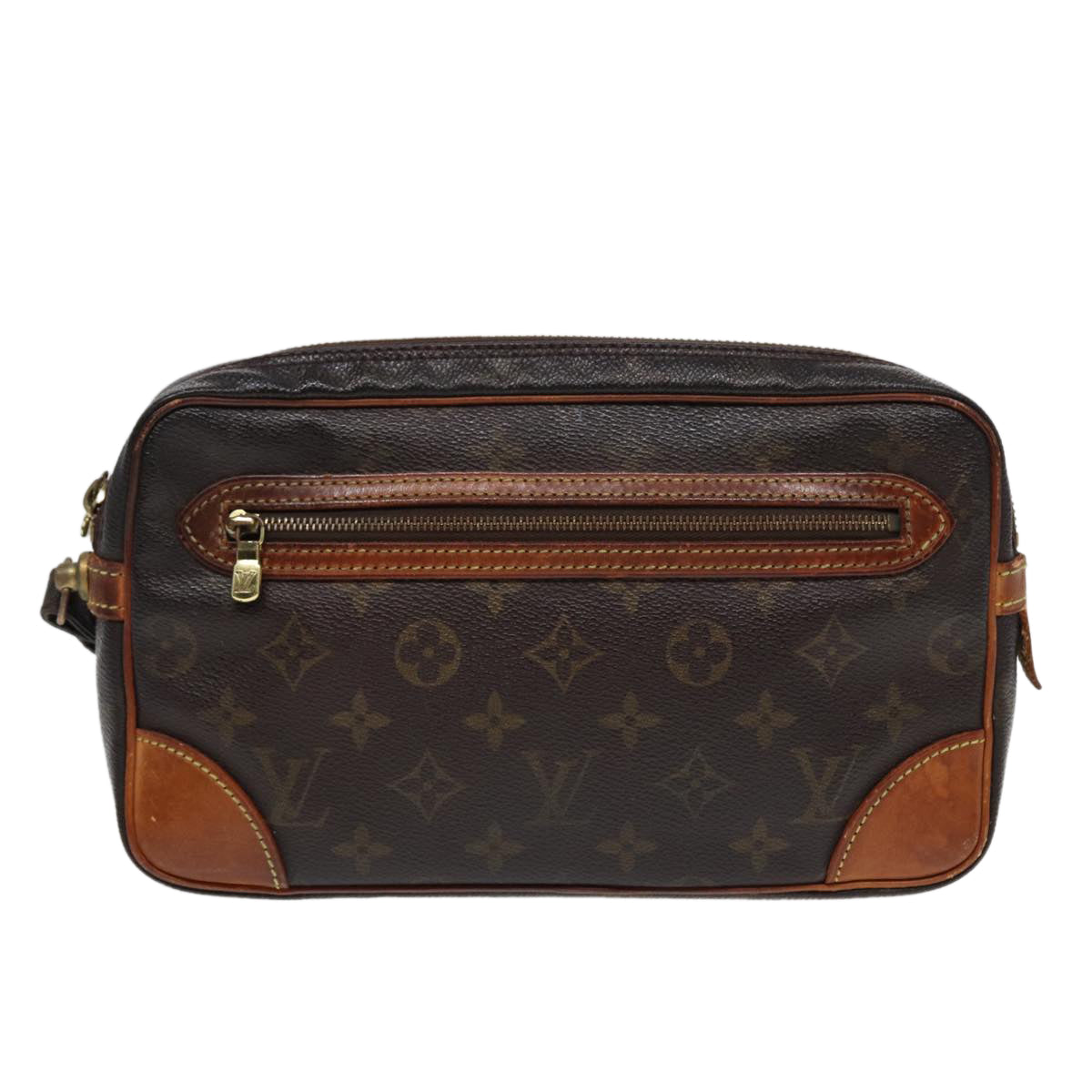 LOUIS VUITTON Monogram Marly Dragonne GM Clutch Bag M51825 LV Auth 89292