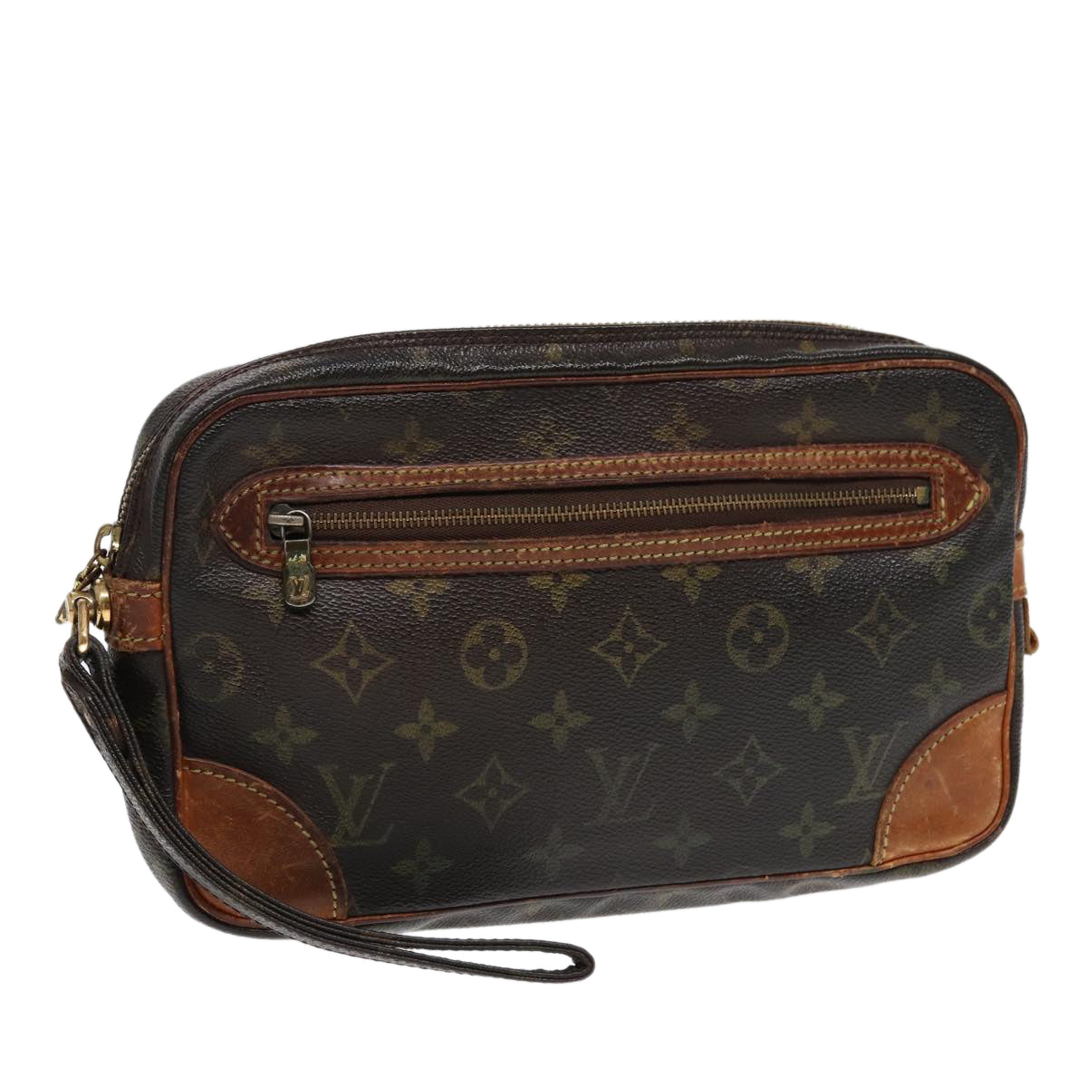 LOUIS VUITTON Monogram Marly Dragonne GM Clutch Bag M51825 LV Auth 89295