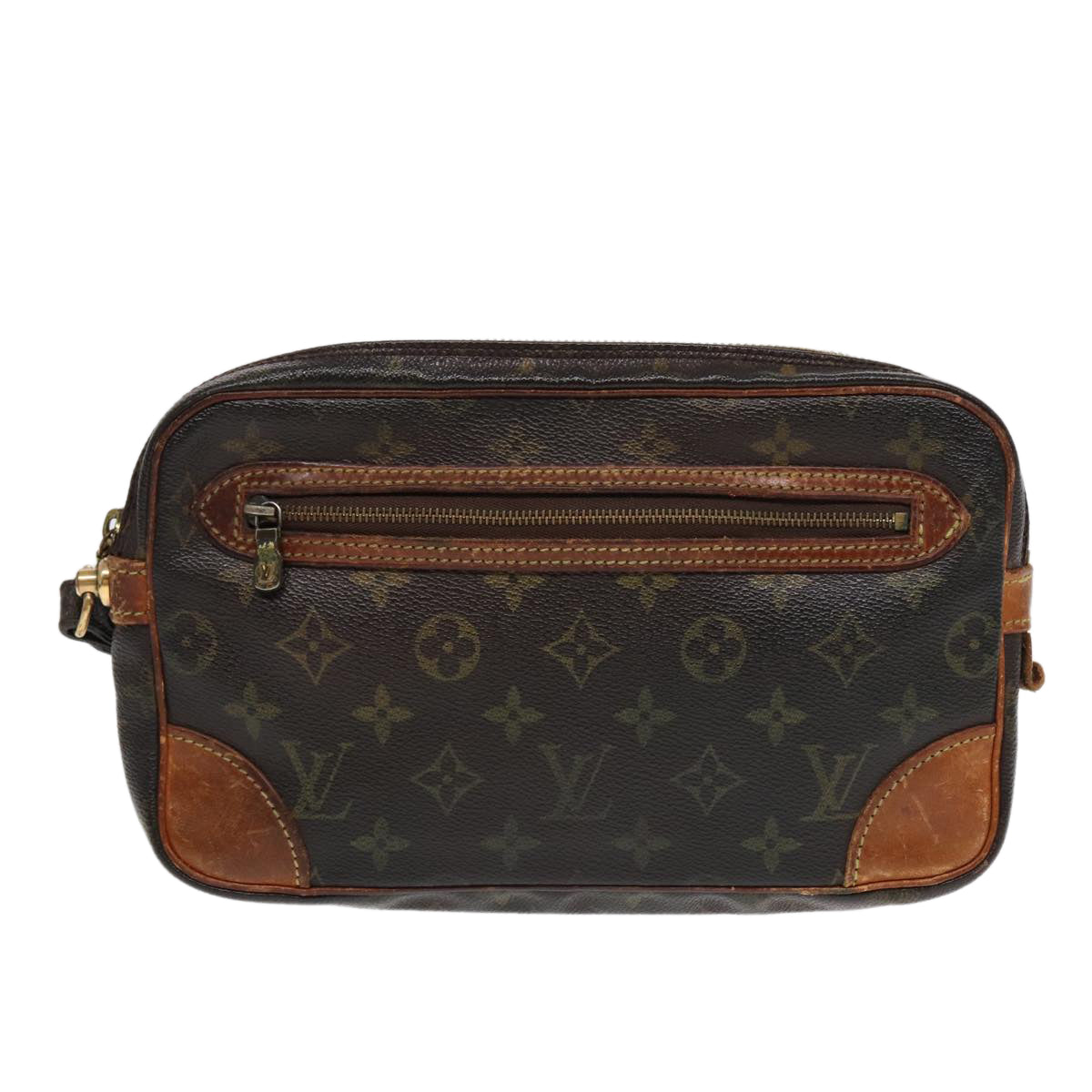 LOUIS VUITTON Monogram Marly Dragonne GM Clutch Bag M51825 LV Auth 89295