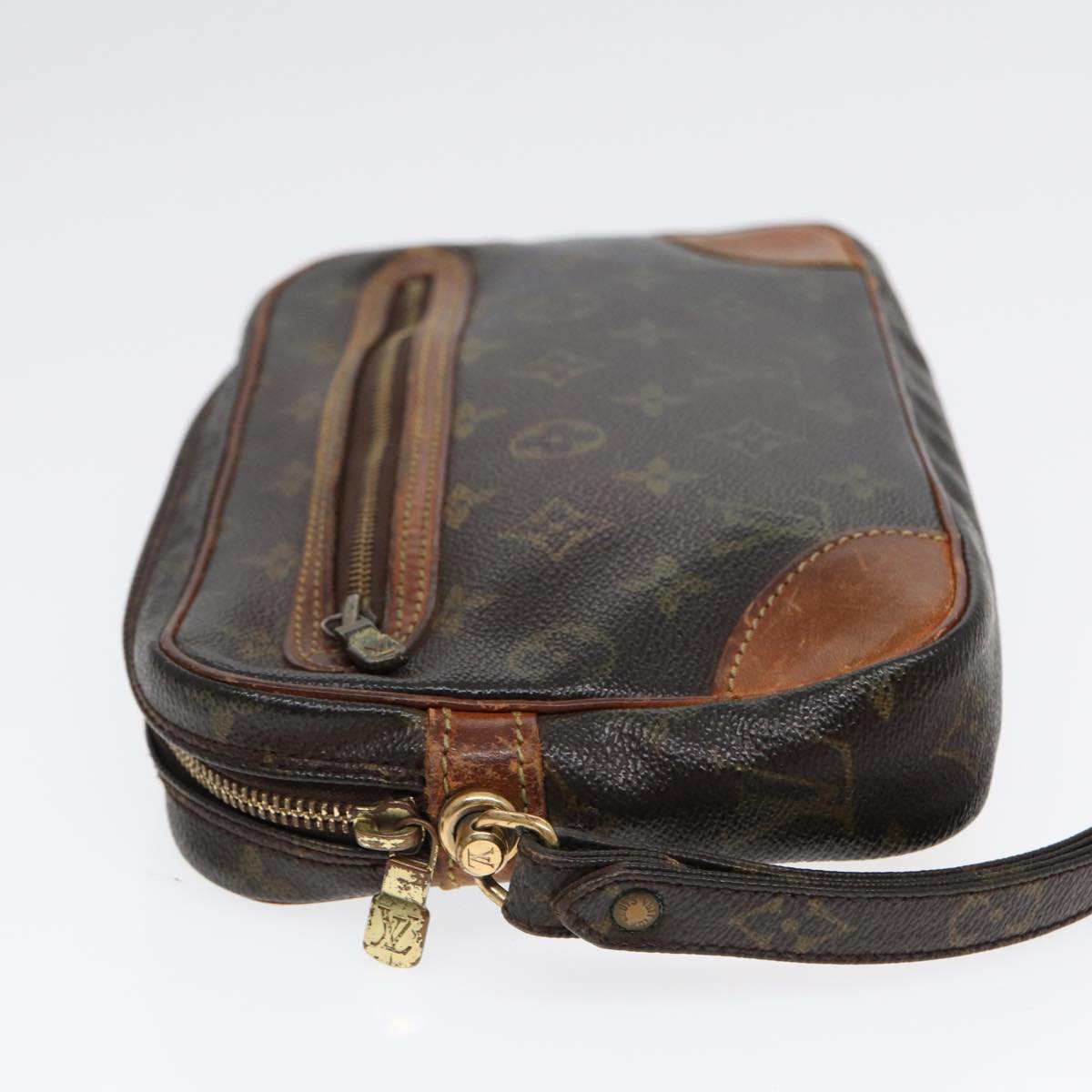 LOUIS VUITTON Monogram Marly Dragonne GM Clutch Bag M51825 LV Auth 89295