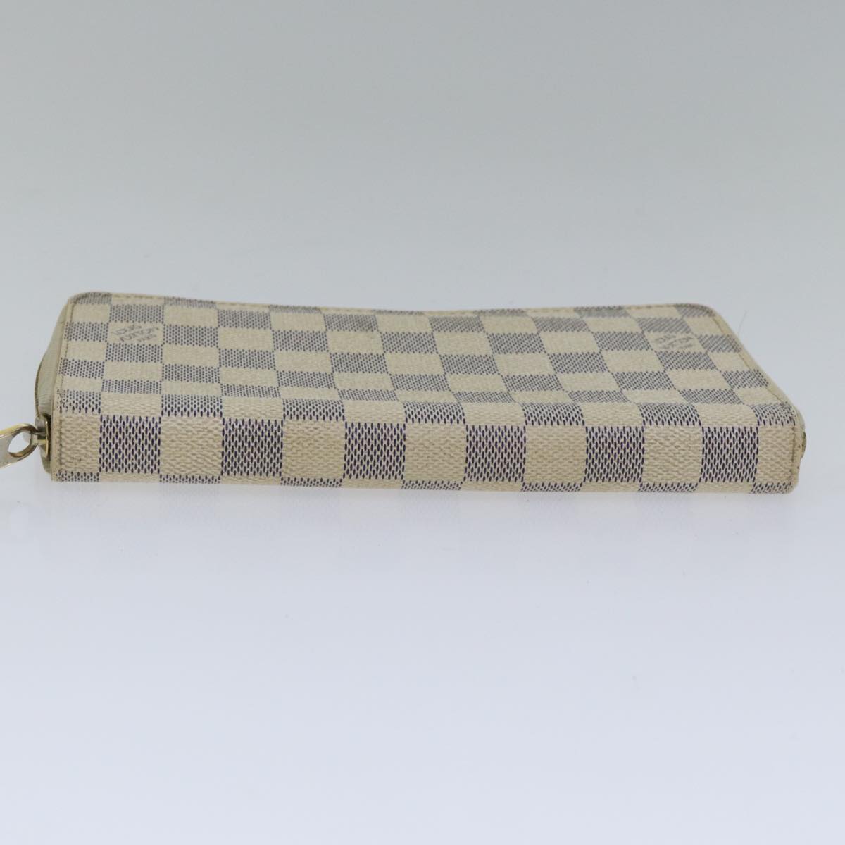 LOUIS VUITTON Damier Azur Zippy Wallet Long Wallet N60019 LV Auth 89303