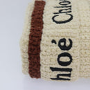 Chloe Hand Bag cotton 2way Beige Auth 89304A-15