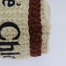 Chloe Hand Bag cotton 2way Beige Auth 89304A-10