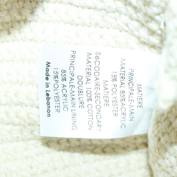 Chloe Hand Bag cotton 2way Beige Auth 89304M