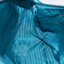 PRADA Shoulder Bag Nylon Turquoise Blue Auth 89320V-22