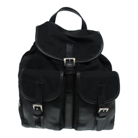 PRADA Backpack Nylon Black Auth 89322 - 0