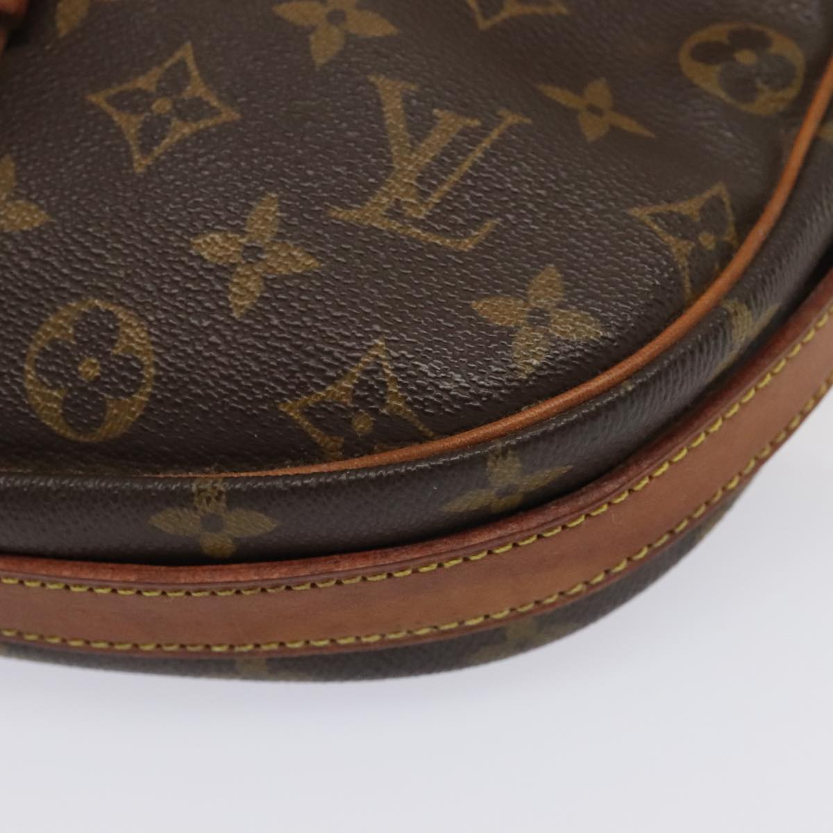 LOUIS VUITTON Monogram Jeune Fille GM Shoulder Bag M51225 LV Auth 89352