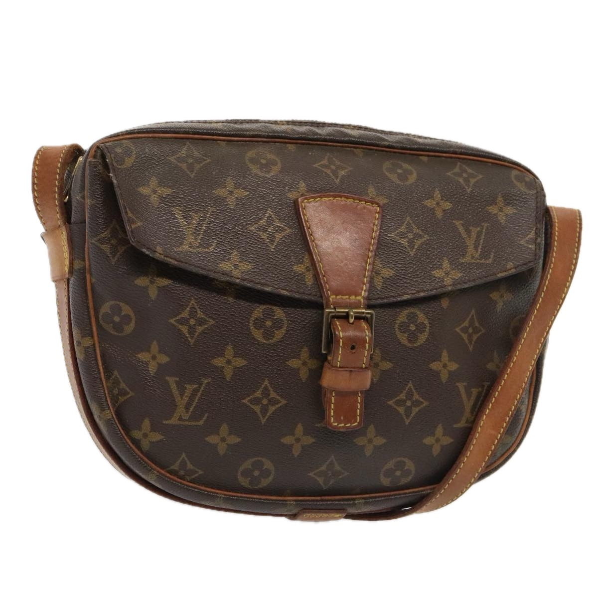 LOUIS VUITTON Monogram Jeune Fille GM Shoulder Bag M51225 LV Auth 89352