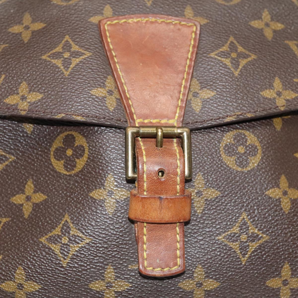 LOUIS VUITTON Monogram Jeune Fille GM Shoulder Bag M51225 LV Auth 89352