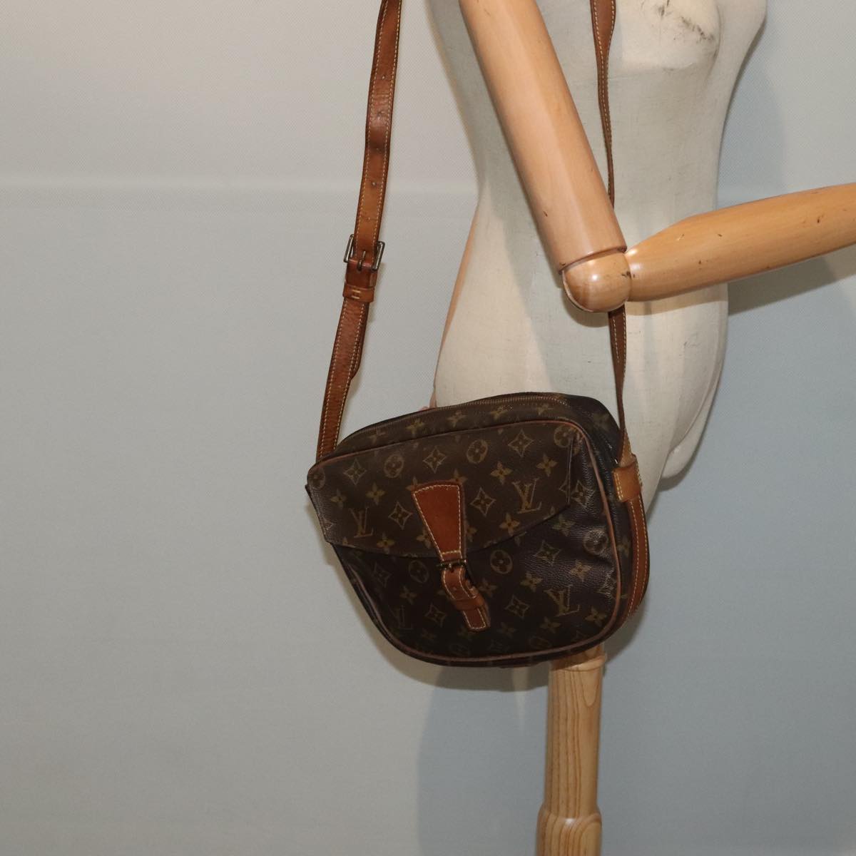 LOUIS VUITTON Monogram Jeune Fille GM Shoulder Bag M51225 LV Auth 89352