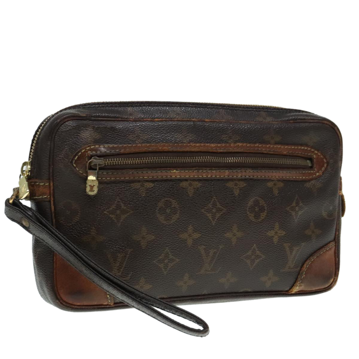 LOUIS VUITTON Monogram Marly Dragonne GM Clutch Bag M51825 LV Auth 89354