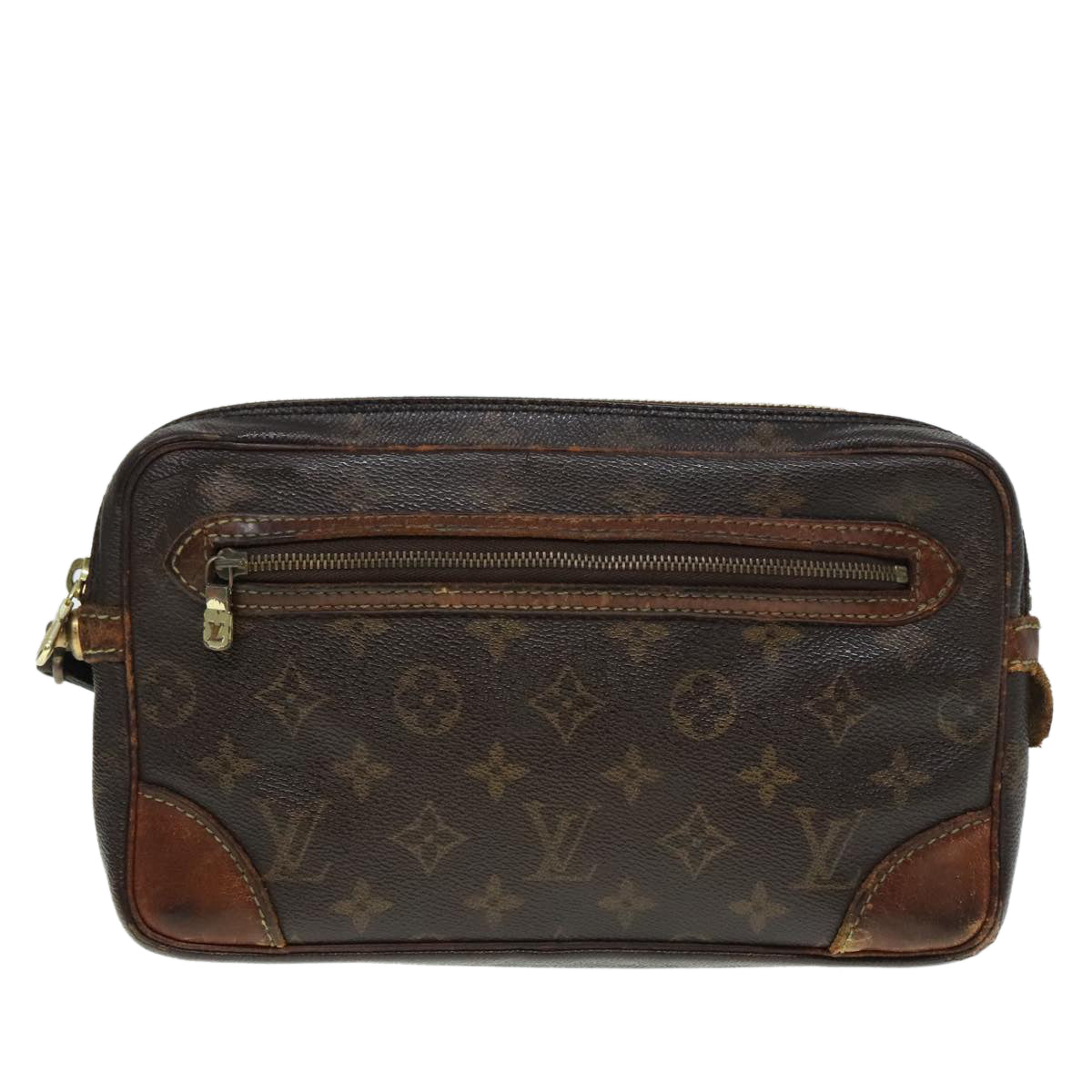 LOUIS VUITTON Monogram Marly Dragonne GM Clutch Bag M51825 LV Auth 89354