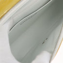 CHANEL Matelasse Backpack Patent leather Yellow Silver CC Auth 89374-22