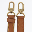 LOUIS VUITTON Adjustable Shoulder Strap Leather 36.6""-44.1"" Beige Auth 89383-11