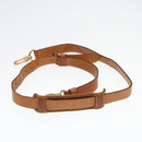 LOUIS VUITTON Adjustable Shoulder Strap Leather 36.6""-44.1"" Beige Auth 89383-5