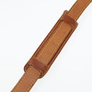 LOUIS VUITTON Adjustable Shoulder Strap Leather 36.6""-44.1"" Beige Auth 89383-7