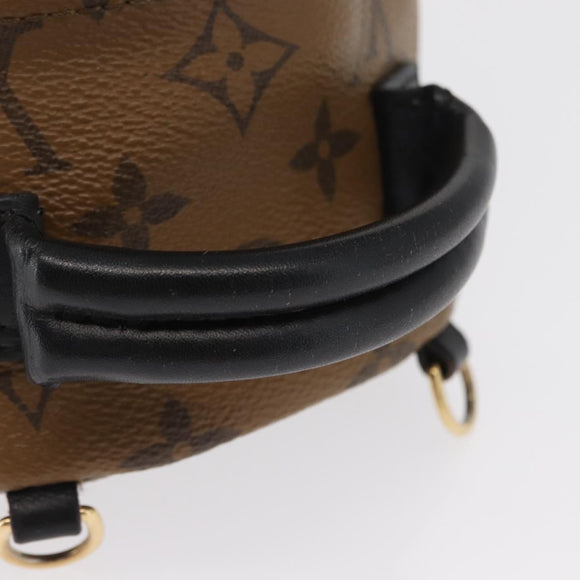 LOUIS VUITTON Monogram Reverse Palm Springs MINI Backpack M44872 LV Auth 89389
