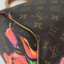 LOUIS VUITTON Monogram Rose Speedy 30 Hand Bag Orange Pink M48610 Auth 89406SAV-16