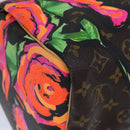 LOUIS VUITTON Monogram Rose Speedy 30 Hand Bag Orange Pink M48610 Auth 89406SAV-18