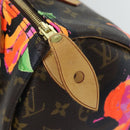 LOUIS VUITTON Monogram Rose Speedy 30 Hand Bag Orange Pink M48610 Auth 89406SAV-9