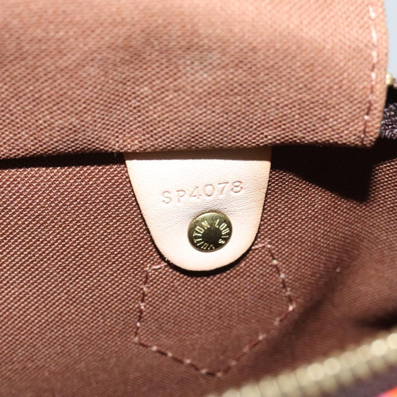 LOUIS VUITTON Monogram Rose Speedy 30 Hand Bag Orange Pink M48610 Auth 89406SAV