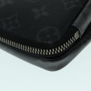 LOUIS VUITTON Monogram Eclipse Double Phone Pouch Gray M69534 LV Auth 89410-18
