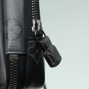 LOUIS VUITTON Monogram Eclipse Double Phone Pouch Gray M69534 LV Auth 89410-22