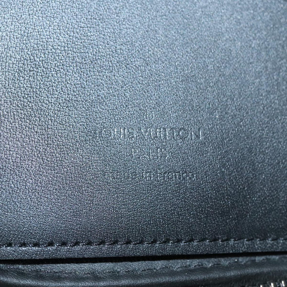LOUIS VUITTON Monogram Eclipse Double Phone Pouch Gray M69534 LV Auth 89410