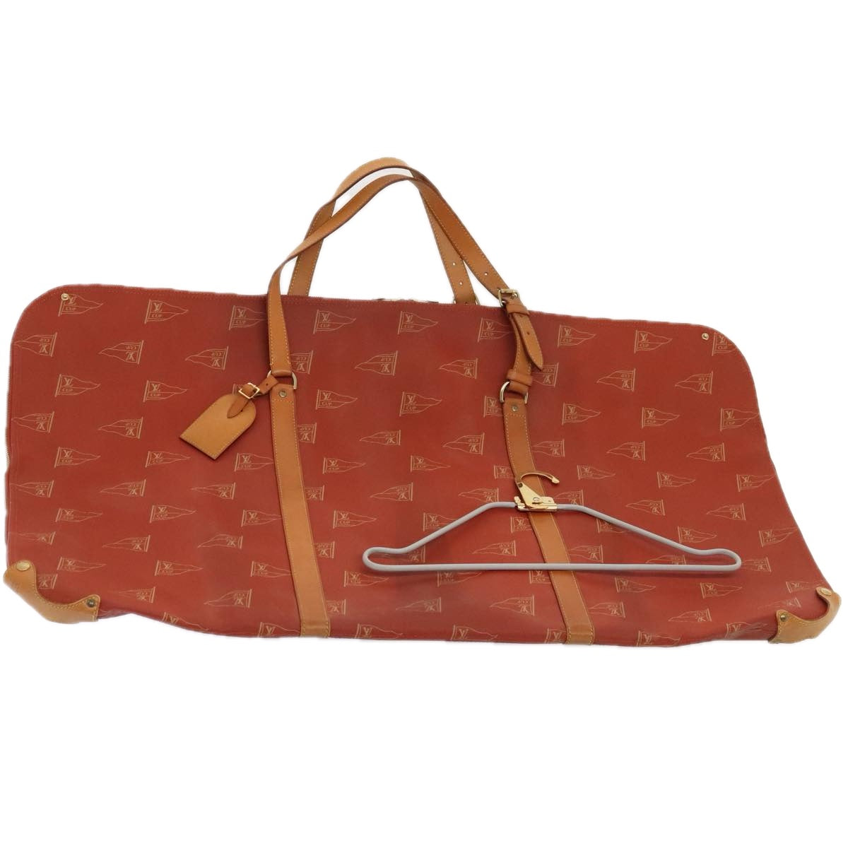 LOUIS VUITTON LV CUP Garment Cover Red LV Auth 89476