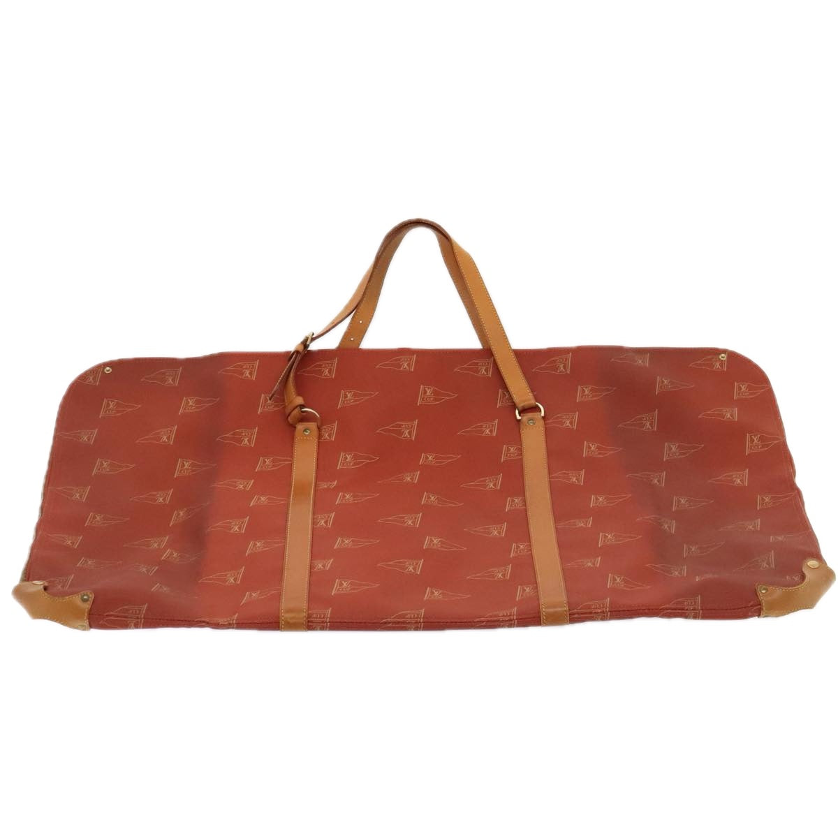 LOUIS VUITTON LV CUP Garment Cover Red LV Auth 89476