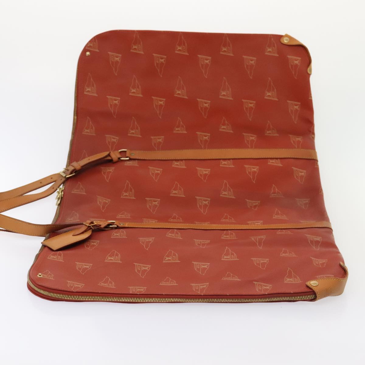 LOUIS VUITTON LV CUP Garment Cover Red LV Auth 89476