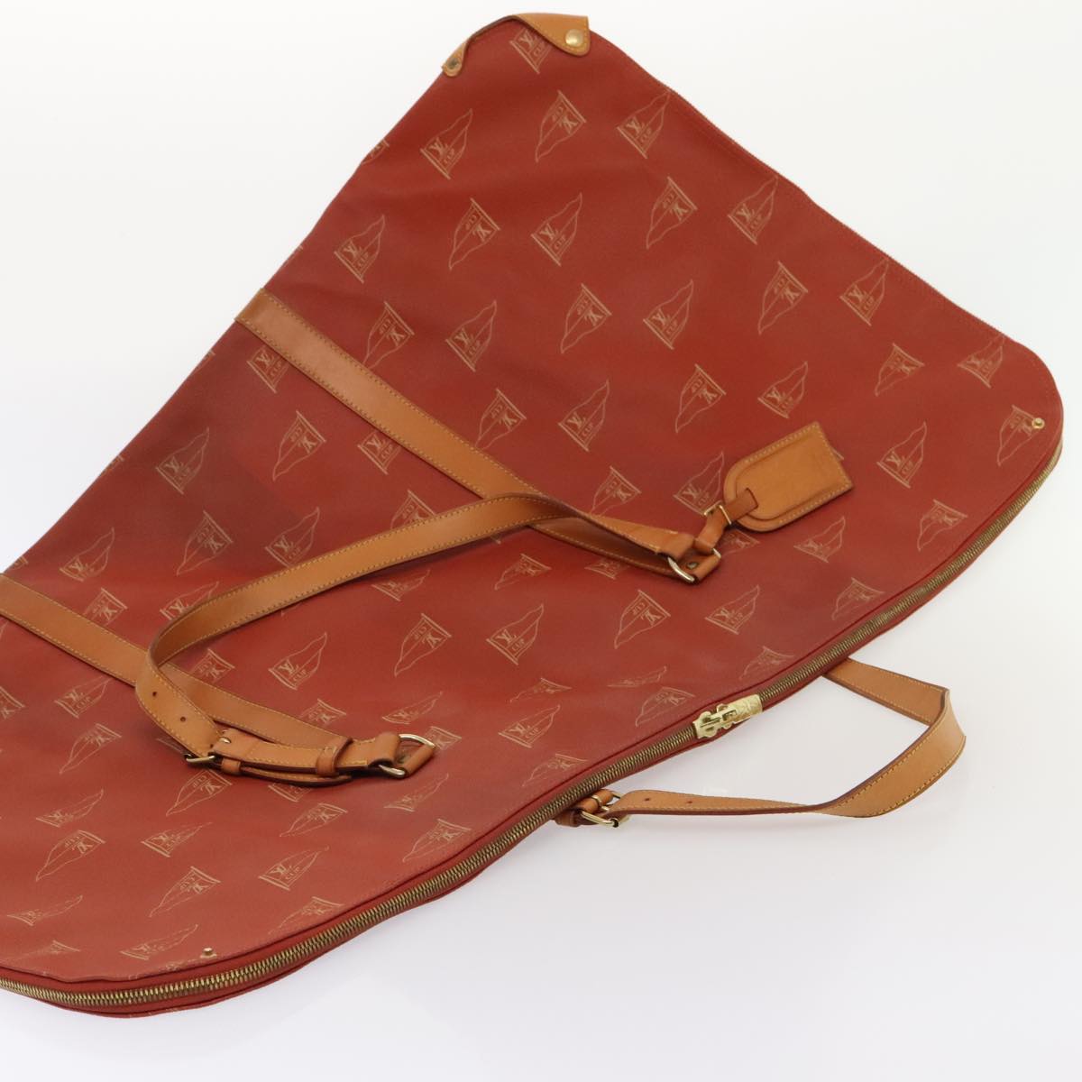 LOUIS VUITTON LV CUP Garment Cover Red LV Auth 89476