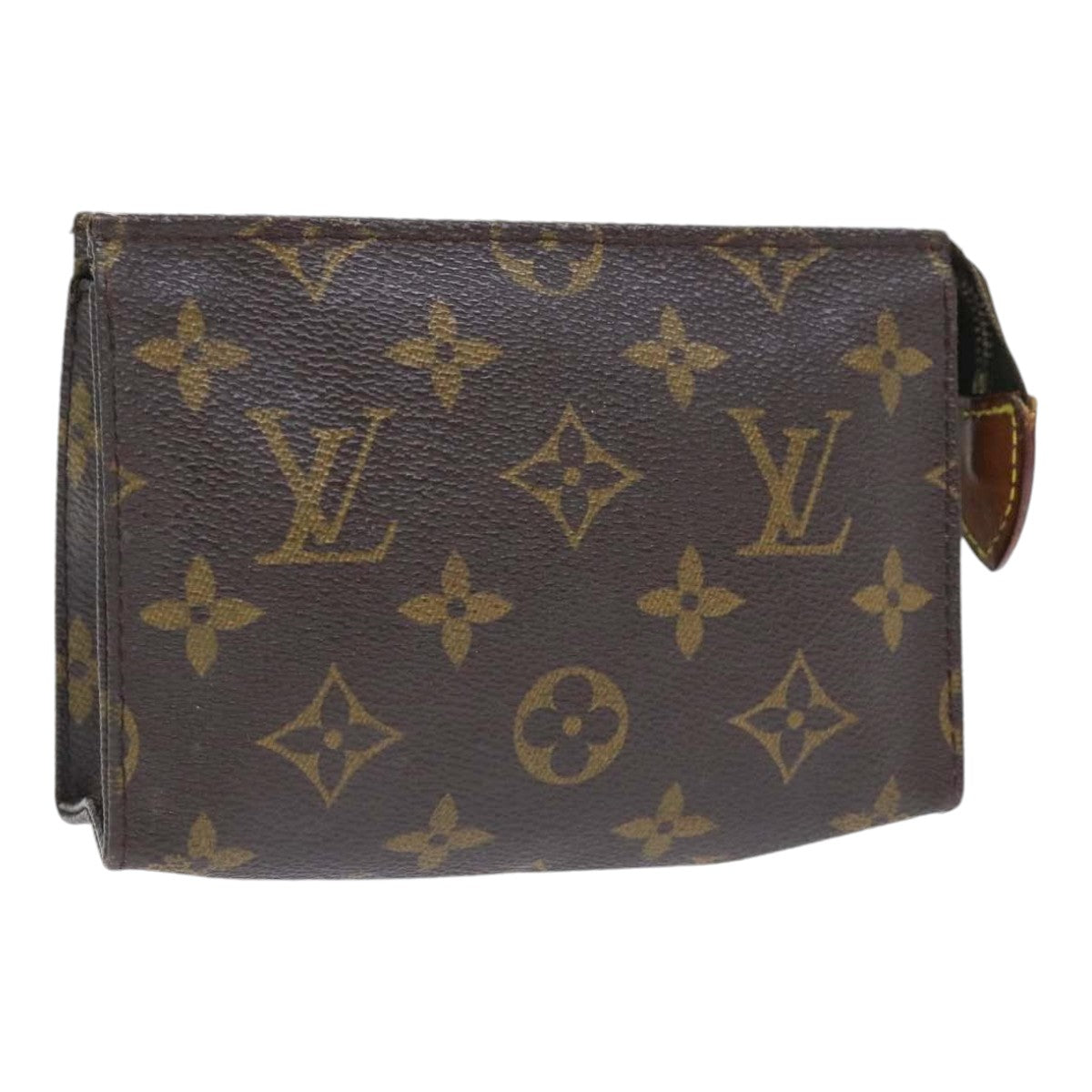 LOUIS VUITTON Monogram Poche Toilette 15 Pouch M47546 LV Auth 89477