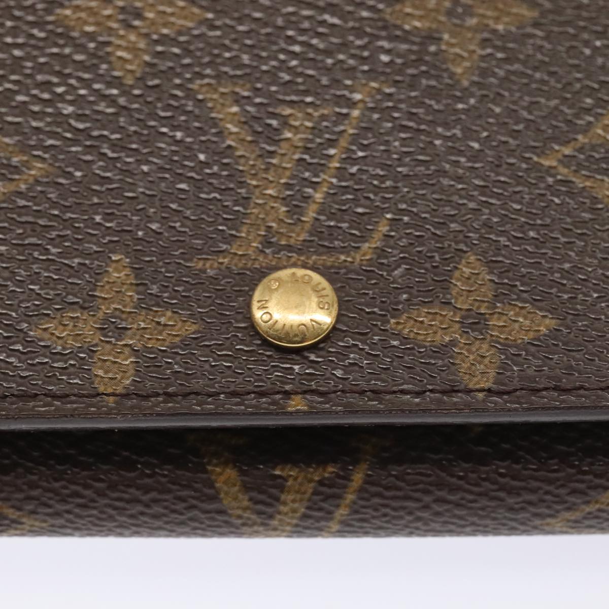 LOUIS VUITTON Monogram Portefeuille Tresol Wallet M61736 LV Auth 89482