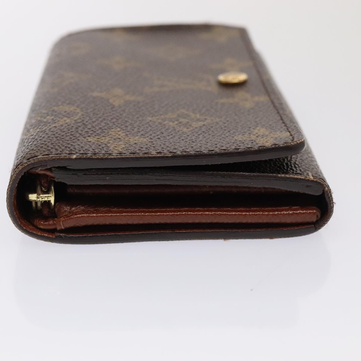 LOUIS VUITTON Monogram Portefeuille Tresol Wallet M61736 LV Auth 89482