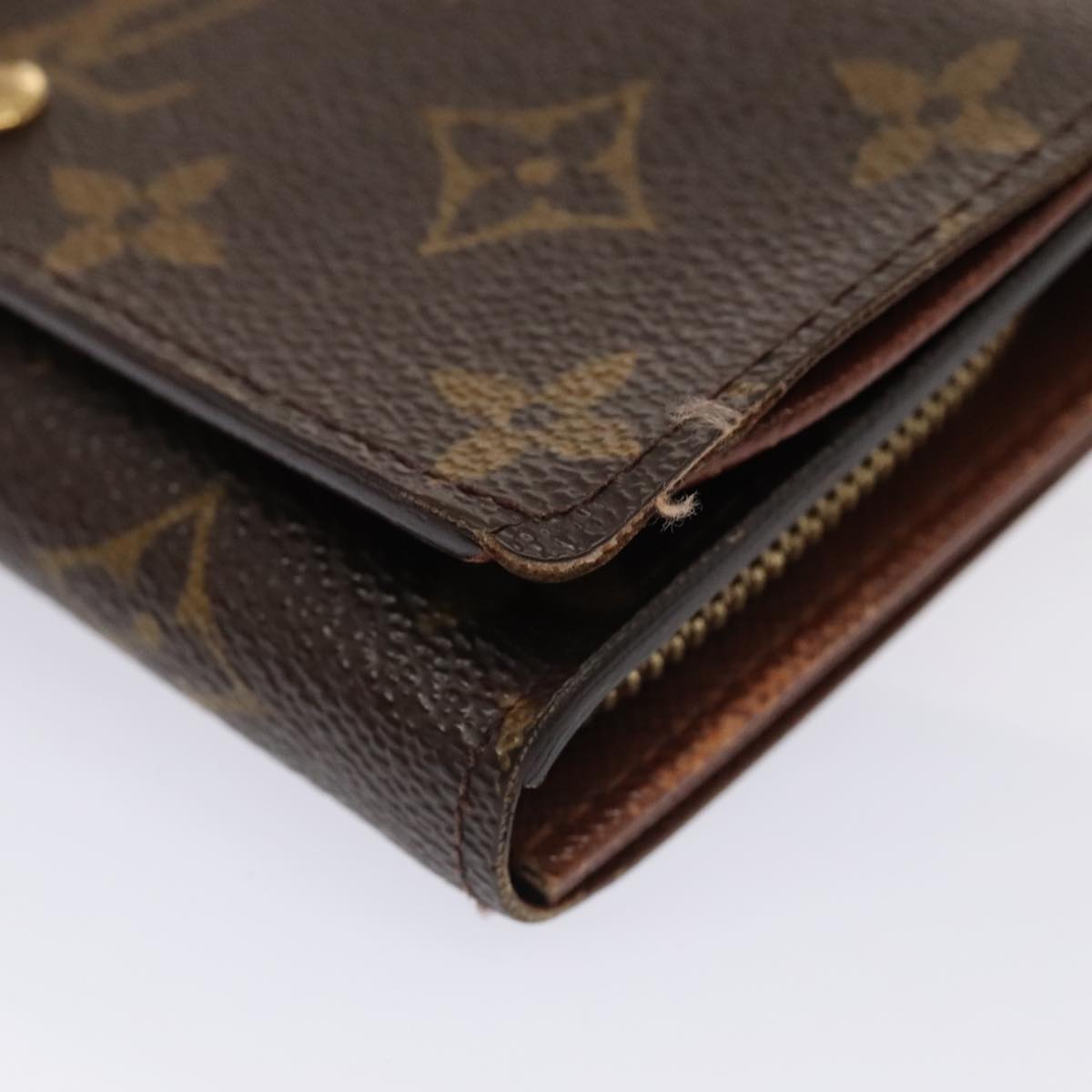 LOUIS VUITTON Monogram Portefeuille Tresol Wallet M61736 LV Auth 89482