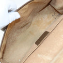 GUCCI GG Supreme Web Sherry Line Clutch Bag PVC Beige Red 89 01 031 Auth 89507-10