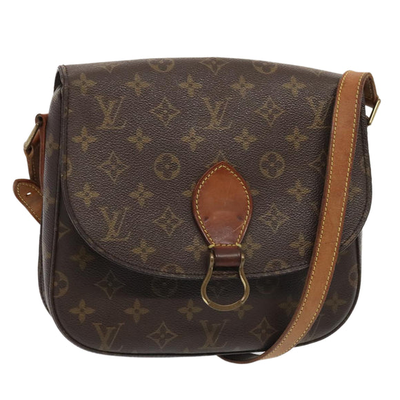 LOUIS VUITTON Monogram Saint Cloud GM Shoulder Bag M51242 LV Auth 89509