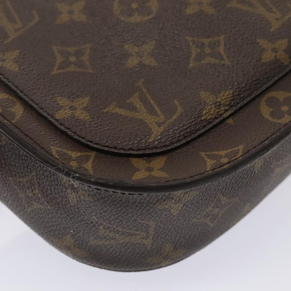 LOUIS VUITTON Monogram Saint Cloud GM Shoulder Bag M51242 LV Auth 89509