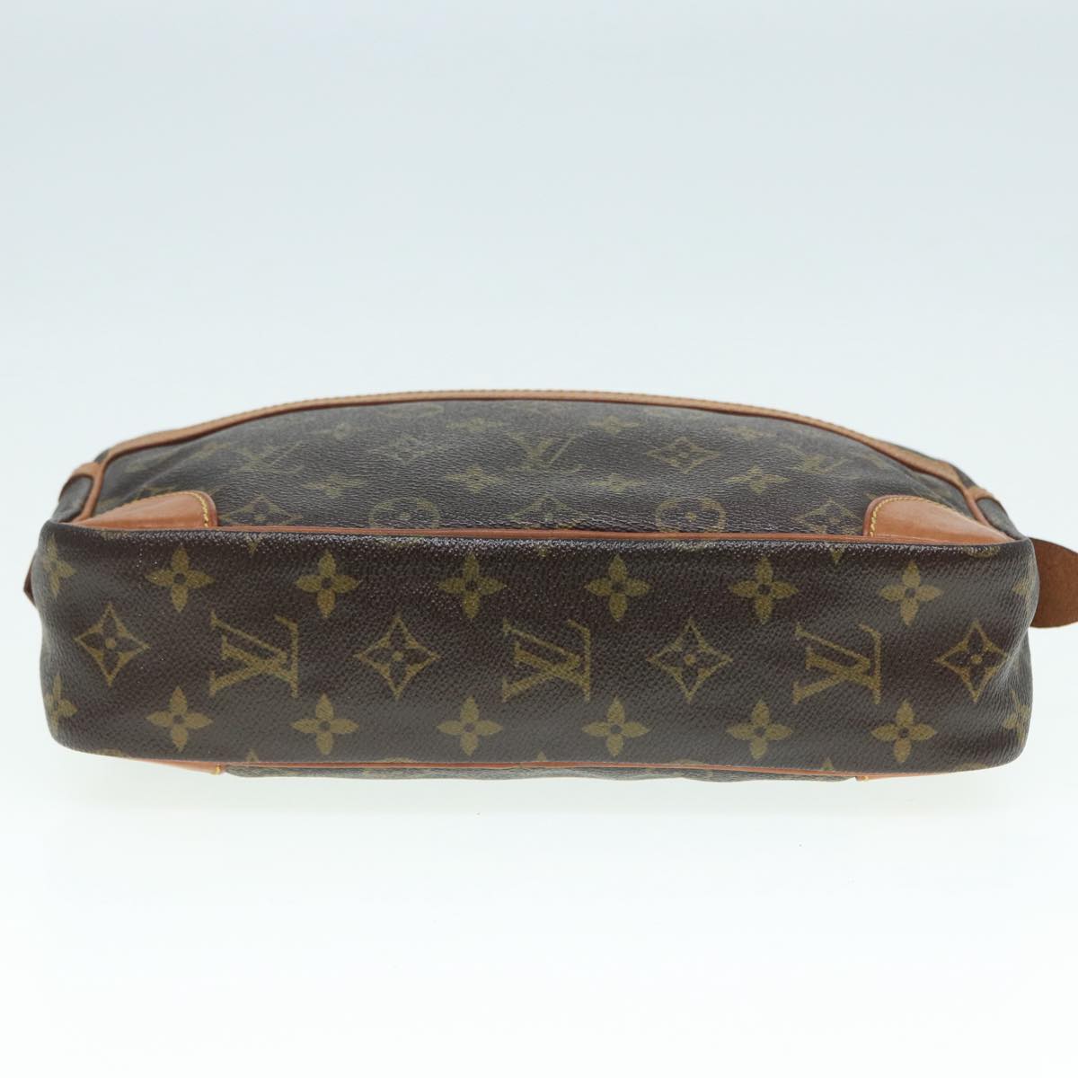 LOUIS VUITTON Monogram Compiegne 28 Clutch Bag M51845 LV Auth 89531