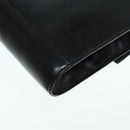 CELINE Shoulder Bag Leather Black Gold Auth 89545-17