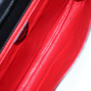 CELINE Shoulder Bag Leather Black Gold Auth 89545-11