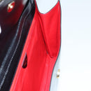 CELINE Shoulder Bag Leather Black Gold Auth 89545-19