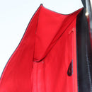 CELINE Shoulder Bag Leather Black Gold Auth 89545-20