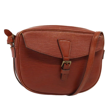 LOUIS VUITTON Epi Jeune FilleMM Shoulder Bag Brown M52153 LV Auth 89553