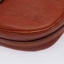 LOUIS VUITTON Epi Jeune FilleMM Shoulder Bag Brown M52153 LV Auth 89553-10