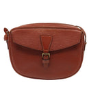 LOUIS VUITTON Epi Jeune FilleMM Shoulder Bag Brown M52153 LV Auth 89553-2