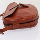 LOUIS VUITTON Epi Jeune FilleMM Shoulder Bag Brown M52153 LV Auth 89553-5